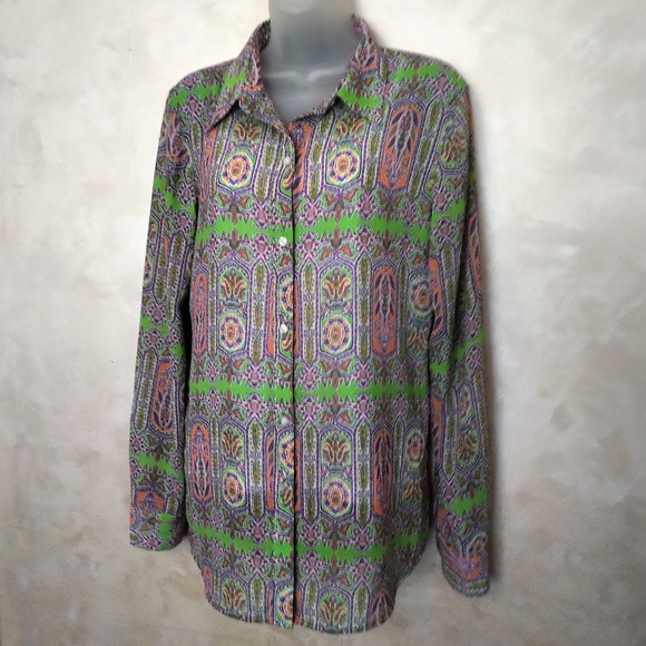 Ralph Lauren Tops - Ralph Lauren Lightweight Blouse EUC L